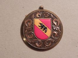 Medaille Schweiz Wappen Fahne  ca. 1975 Kanton Bern BE