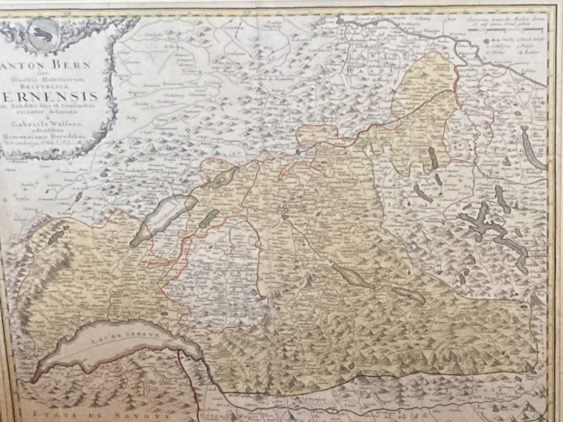 Stiche: 1769 antiker Kupferstich Bern – Gebraucht aus Bern von Jwpm66 1