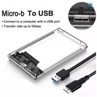 USB 3.1 2,5" Festplatten Externes Gehäuse  SATA SSD HDD