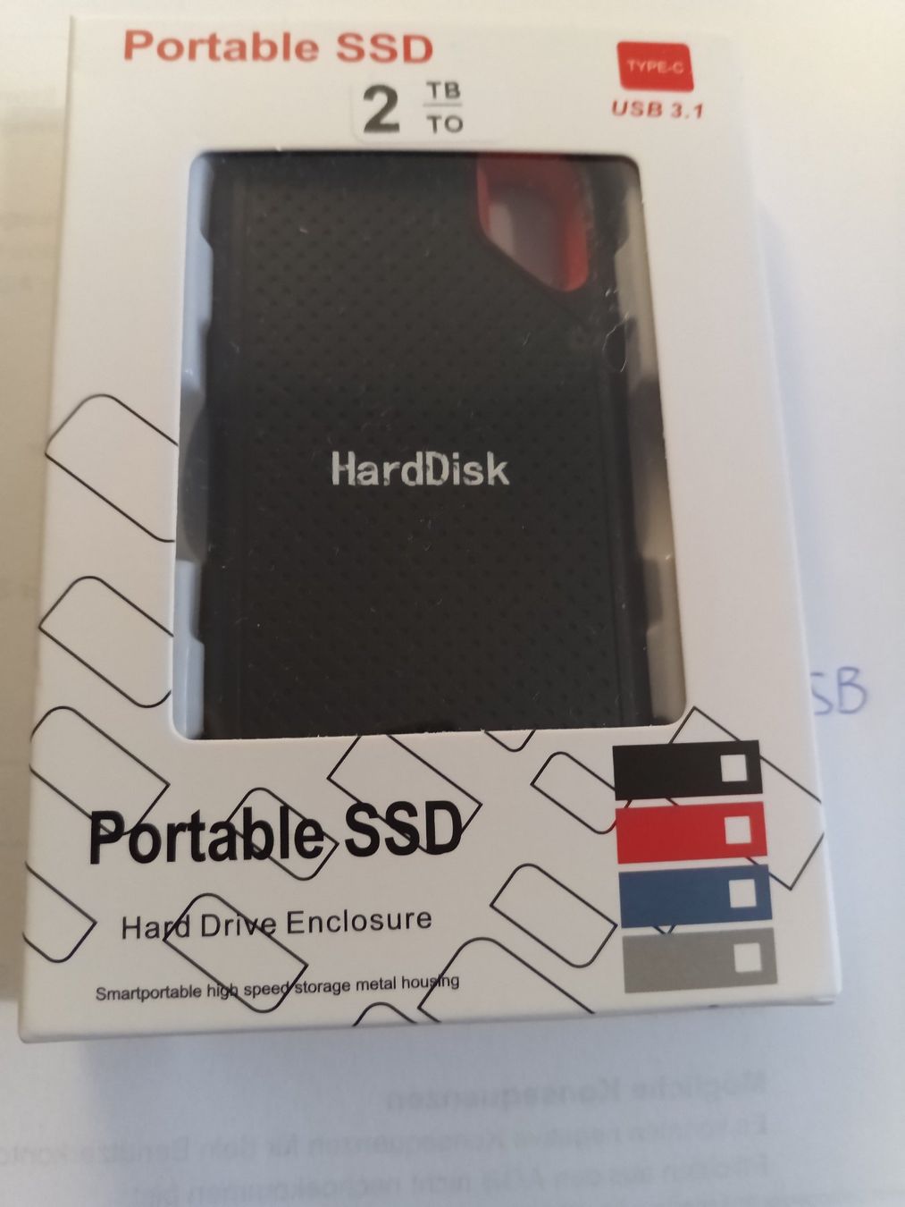 Disques durs: 1TB externe Festplatte usb – Neuf avec emballage d'origine à Wila par delphi48 2