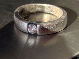 Silberring Spannring pompös-elegant (57)