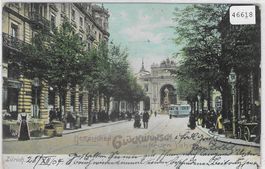 Zürich Bahnhofstrasse - Herz. Glückwunsch zum Neuen Jahre!