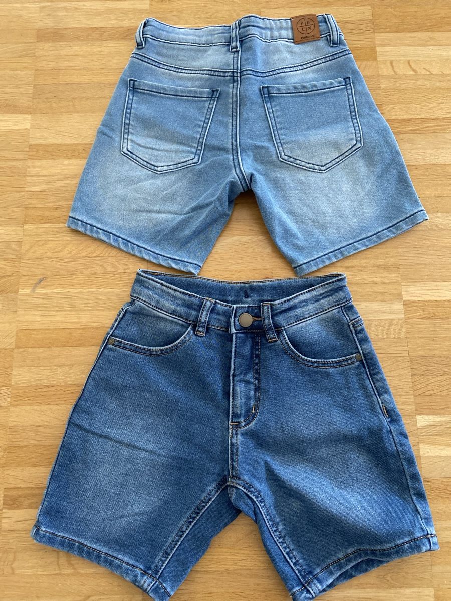 Pomp de Lux Pantaloni: Pomp de Lux Sweat Denim Shorts – Nuovo (secondo la descrizione) da Horn venduto da Renet009
