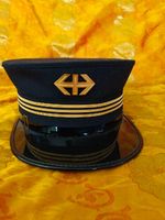 Casquette CFF/SBB Mütze, 3 galons jaunes