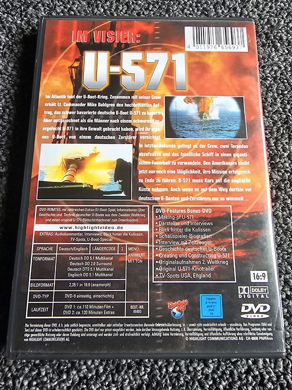 Tutti i DVDs: DVD U-571 (20095) – Usato da Ruswil venduto da jan_bxl5 1