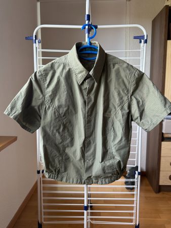 Sommerhemd Kurzarm Olivgrün