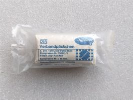 Verbandpäckchen Watte-Mull-Kompresse