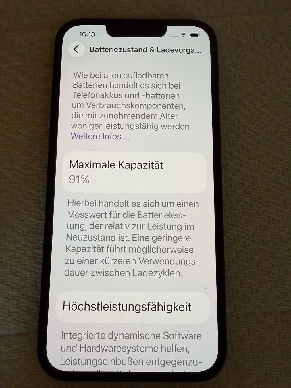 Apple Portables: iPhone 13 128GB Midnight – D'occasion à Schönried par Roduba 3