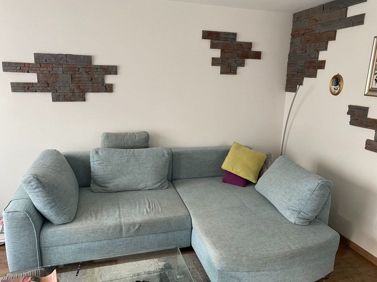 Divani: 2 TOP Ecksofas in hellblau und Anthrazit – Usato da Reinach BL venduto da Fmodena
