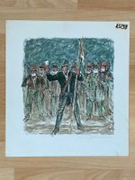 Alex Digelmann Lithografie original unterzeichnet Jagd