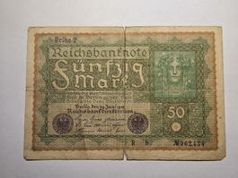 Reichsbanknote 50 Mark, Berlin, 24. Juni 1919, Top Zustand