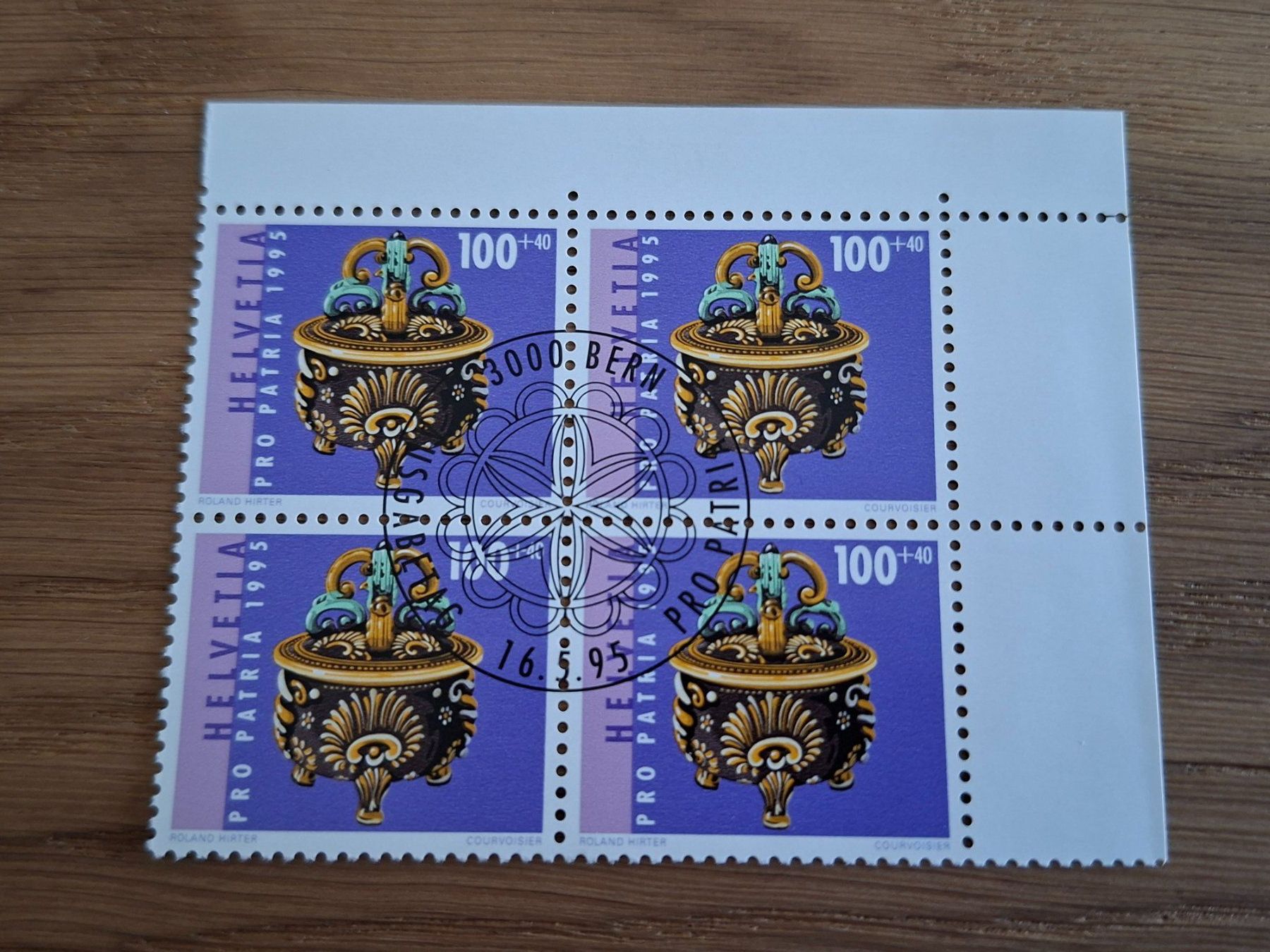 Tutti i francobolli: 4er Blocks: Pro Patria 1995 – Nuovo (secondo la descrizione) da Hinterkappelen venduto da 1399 5