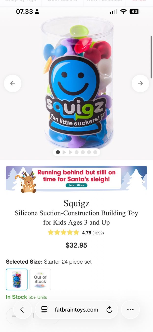 Spielzeuge: Squigz Silicone Suction Construction Toy set – Gebraucht aus Brugg AG von tsannen 3