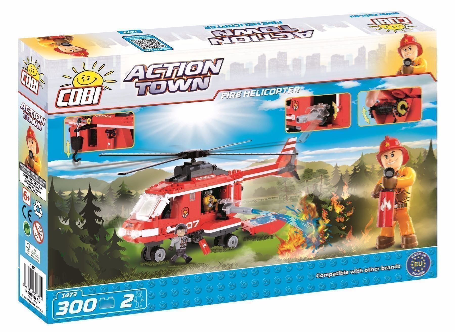 Cobi Baukästen: FEUER HELIKOPTER Cobi Bausatz Model 1473 – Neu und originalverpackt aus Amden von Zeitraum 2