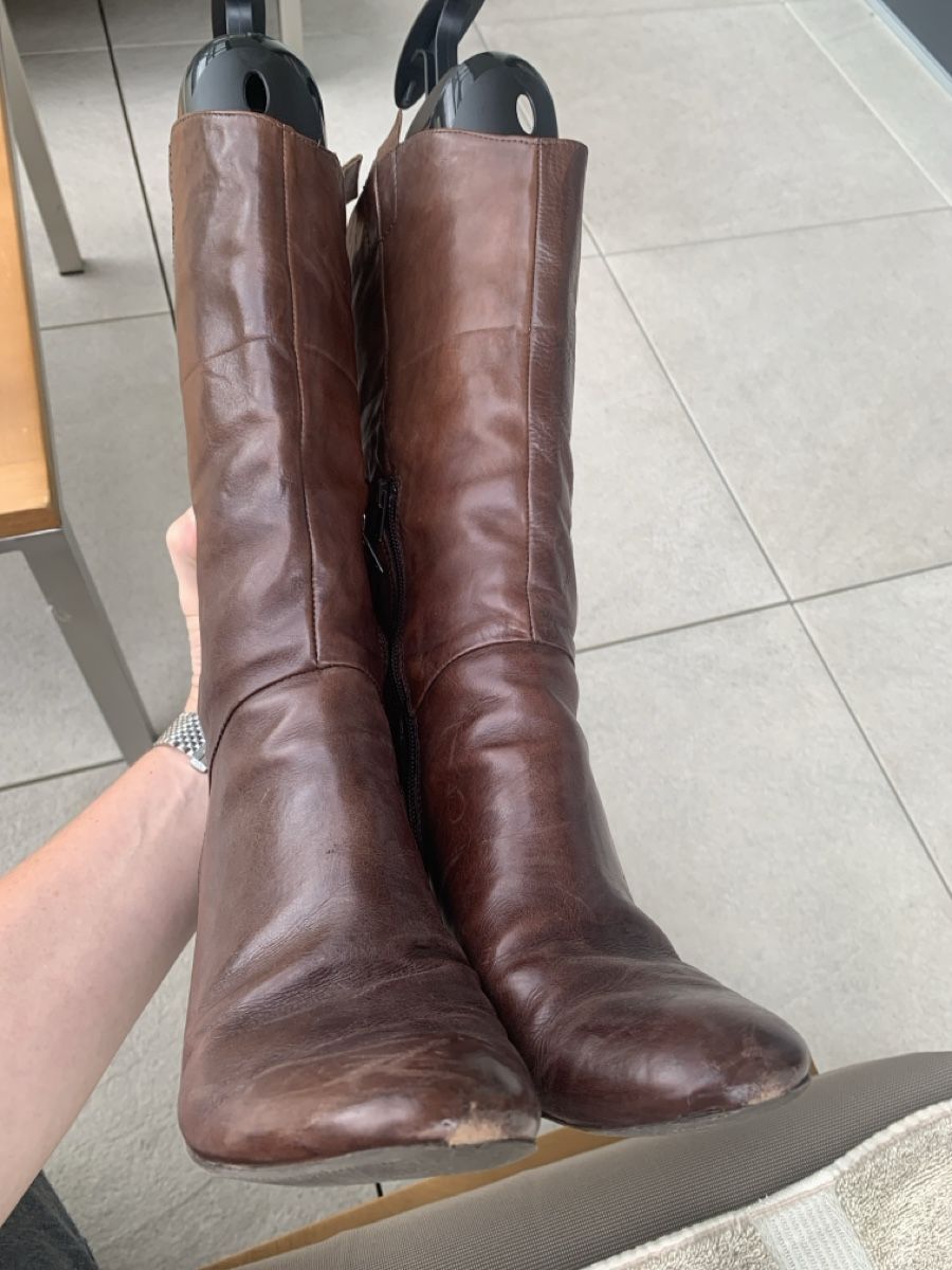 Walder Damenschuhe: Damen-Stiefel, Walder, braun, Gr. 38 – Gebraucht aus Steinach von 86_patricia 4