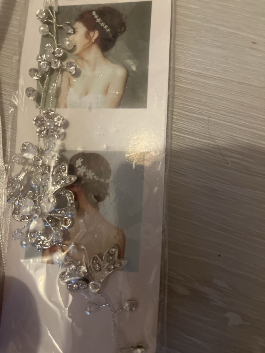 Accessori per capelli: Haarschmuck Braut Kristall Perlen Silber Neu  – Nuovo (secondo la descrizione) da Derendingen venduto da CaMiPa5 1