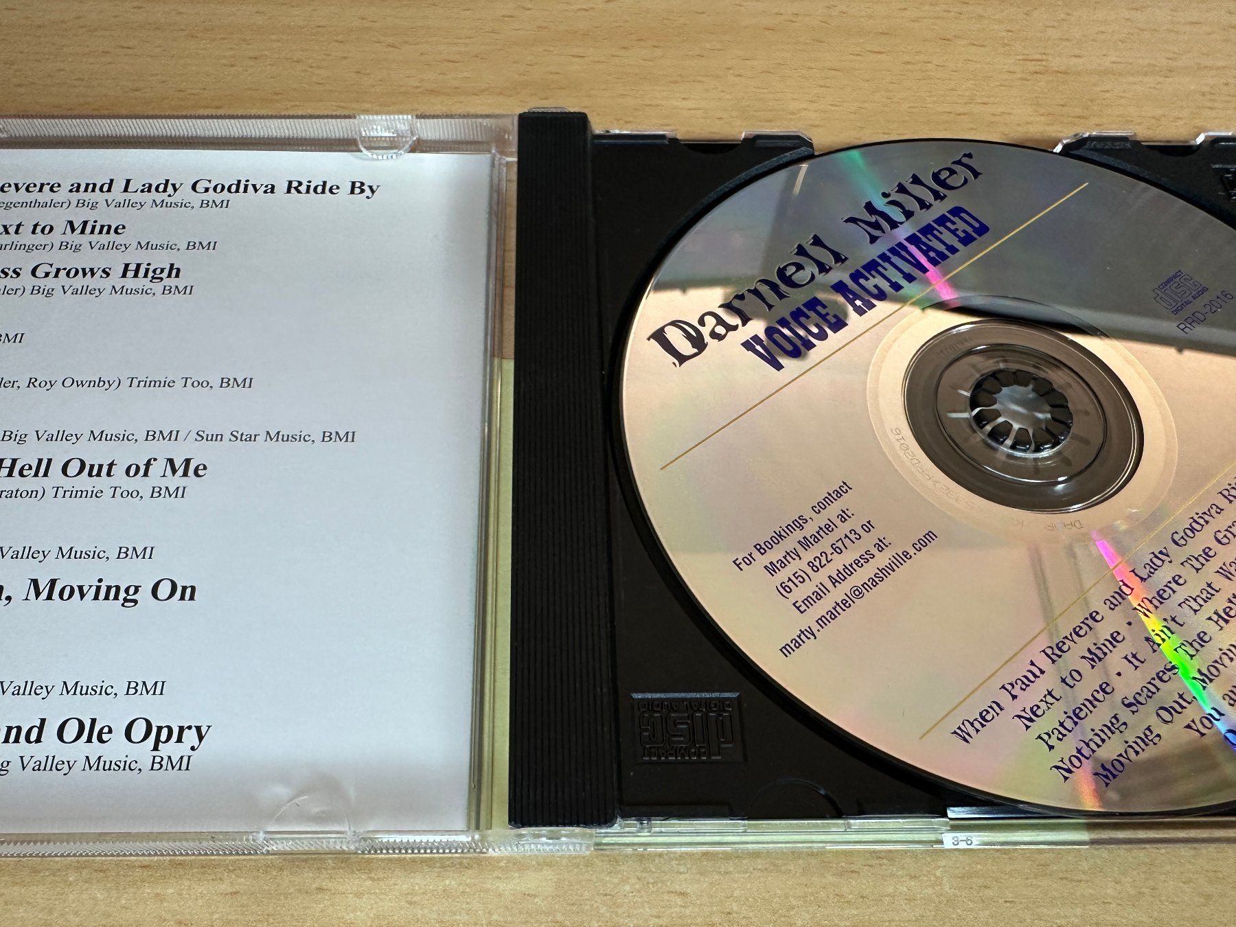 CD: Darnell Miller – Voice Activated – Usato da Rikon im Tösstal venduto da Alpenmutz 2