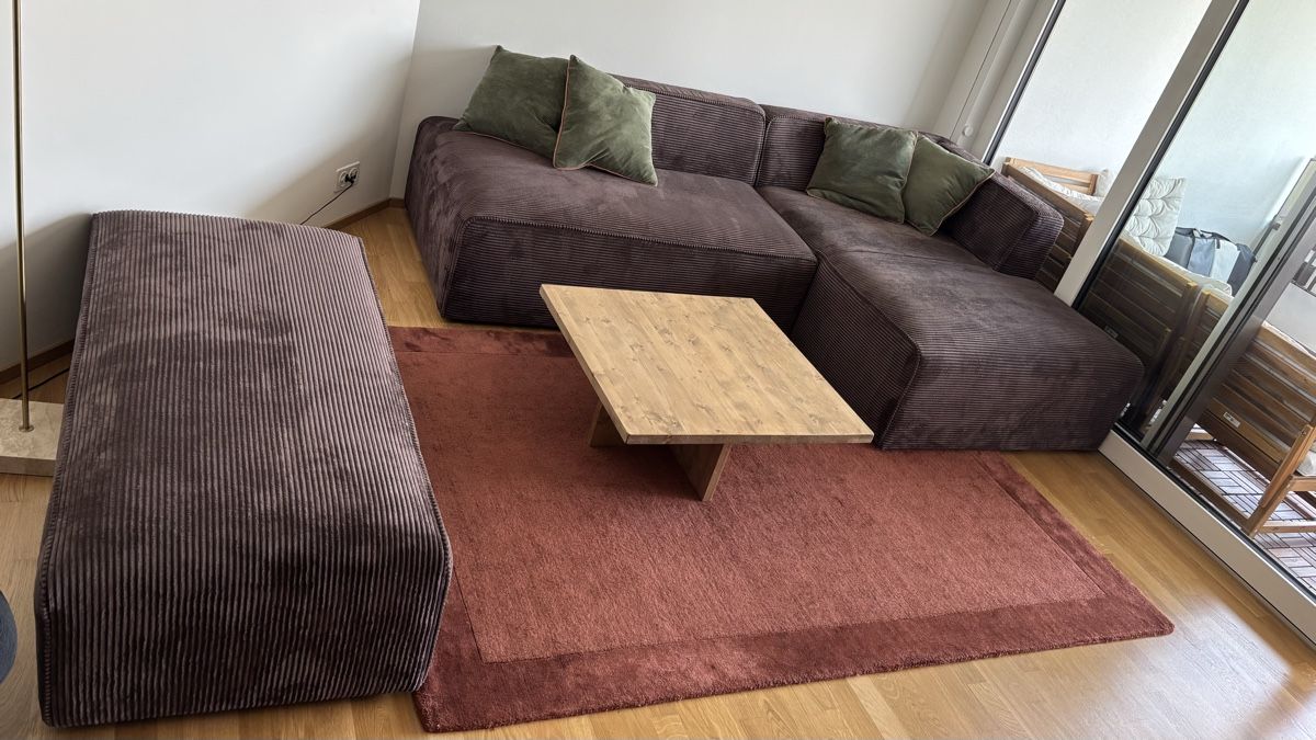 Divani: Ecksofa mit Hocker (modular) – Nuovo (secondo la descrizione) da Rheinfelden venduto da Ambor7