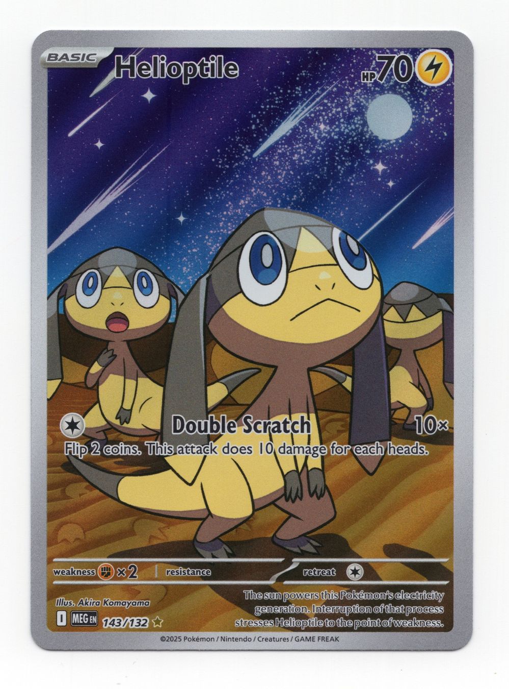 Pokémon Cartes à collectionner: Helioptile 143/132 Illustration Rare Mega Evolution Englisch – Neuf (Voir description) à Oberglatt ZH par DSGS37