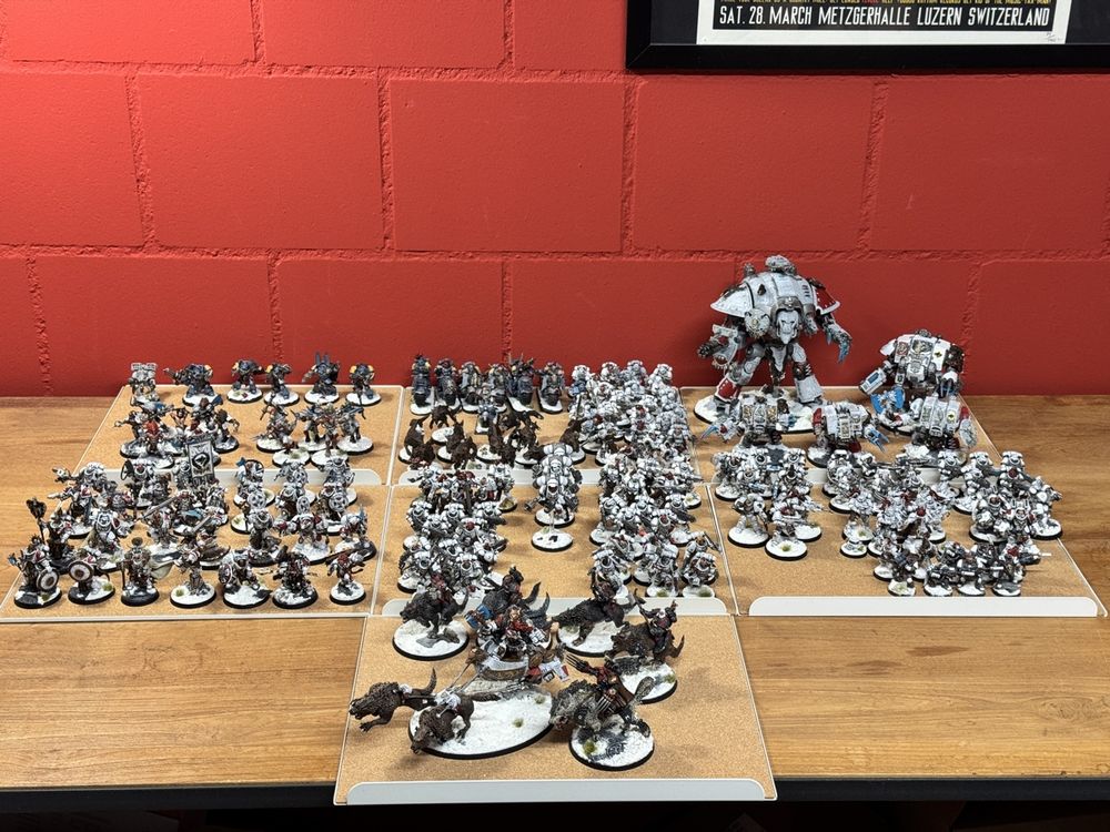 Warhammer 40K Space Wolves, Lunar Wolves Style Armee (Gebraucht) in ...