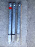 3 Absperrpfosten VELOPA 900mm, feuerverzinkt Parkplatzsperre
