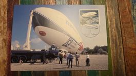 2004 FDC Maximumkarte NT-Zeppelin mit Unterschrift 