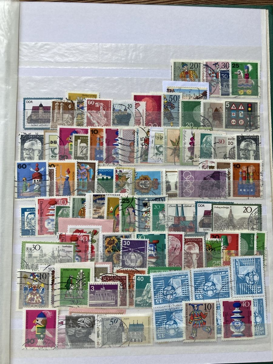 Alben: Deutsche Briefmarken, ca. 20 Seiten voll – Gebraucht aus St.Gallen von WrigleyCH 8