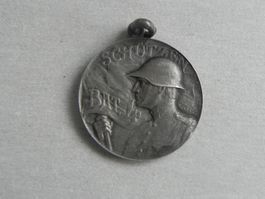 Medaille Schweiz Militär Grenzbesetzung 1914 - 18 Bat. 4