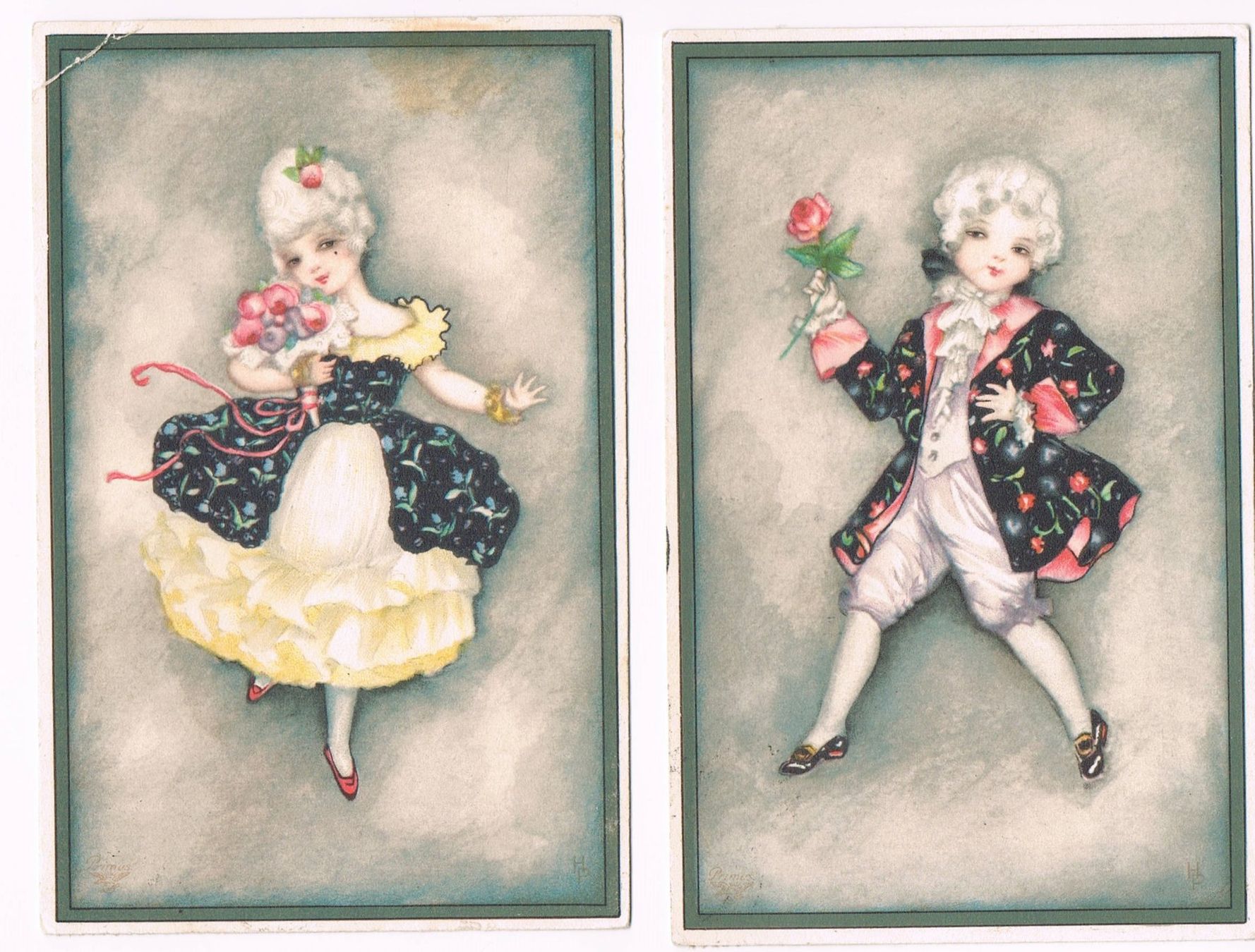 Cartoline postali: Der Rosenkavalier, 2 alte AK – Usato da Buchs AG venduto da Baerfisch