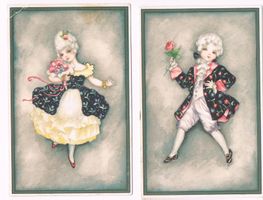 Der Rosenkavalier, 2 alte AK