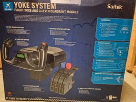 Saitek Pro Flight Simulator Set – Yoke, Throttle & Rudder