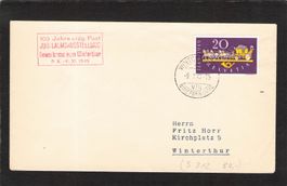 Kastenstempel: 100 Jahre eidg. Post Winterthur 1949 , S 312