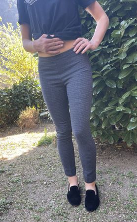 Pantaloni IL LANIFICO fantasia grigio-lana👌tg S