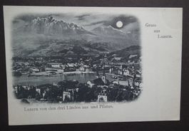 Luzern von den drei Linden aus  nicht gelaufen