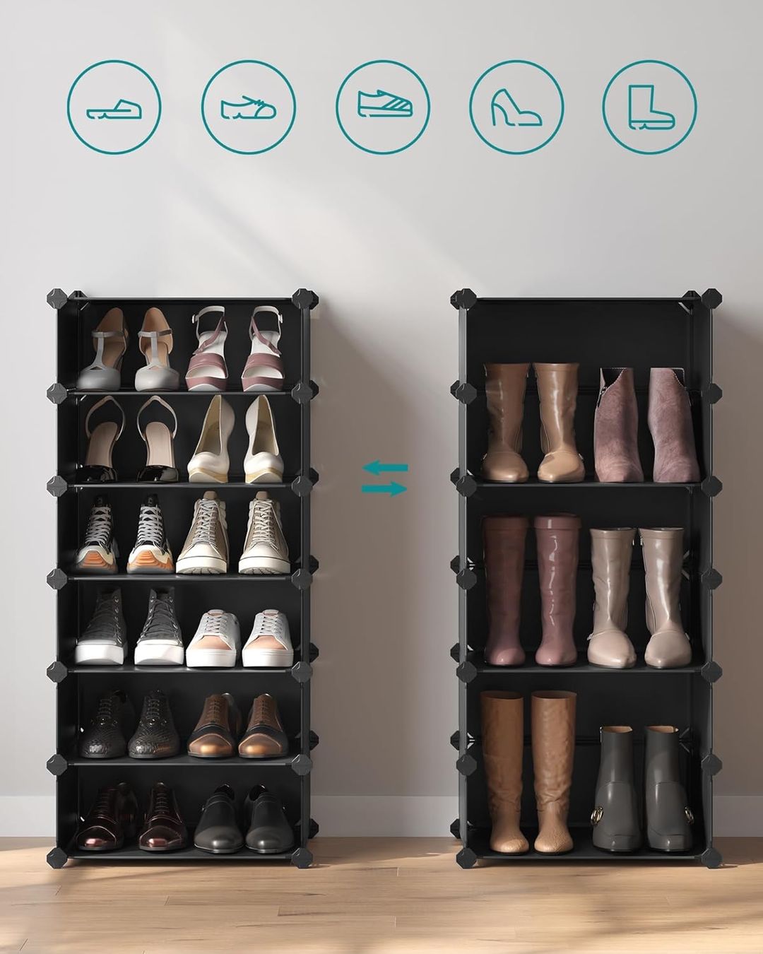 Scaffali: Schuhregal, Steckregal, Regalsystem, Schuh-Organizer – Nuovo e nell'imballaggio originale da Bülach venduto da StoreInShop.com 2