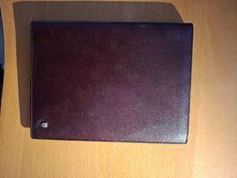 Ledertasche Organizer A4 dunkelrot guter Zustand 