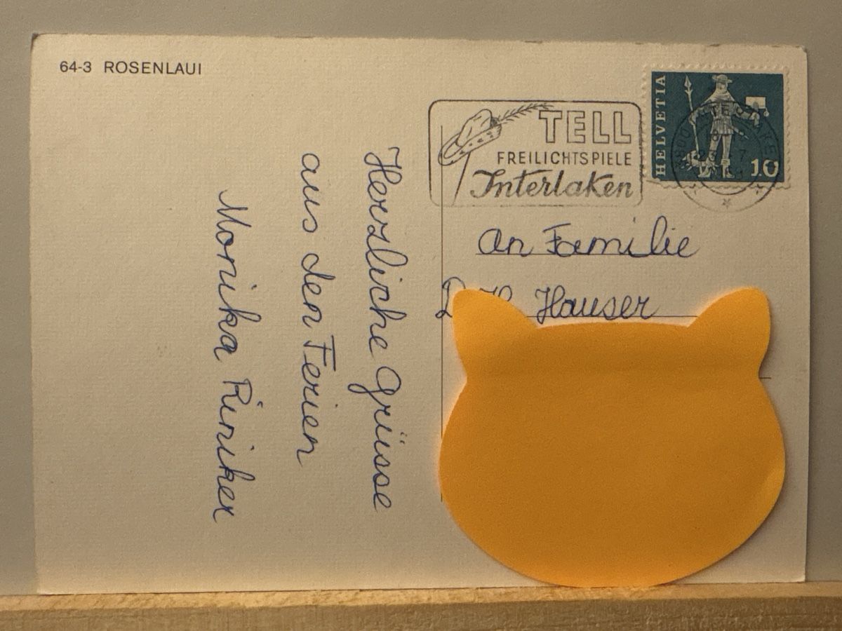 Cartoline postali: AK von Rosenlaui – Usato da Rümlang venduto da Kartenpost1 1