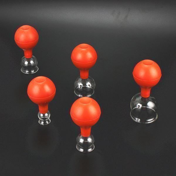 Dispositivi per massaggi: 5tlg Schroepfglaeser Schroepfglas Set – Nuovo (secondo la descrizione) da Thun venduto da nuonuo 2