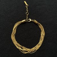 18KGP Schlange Armkette in Gold