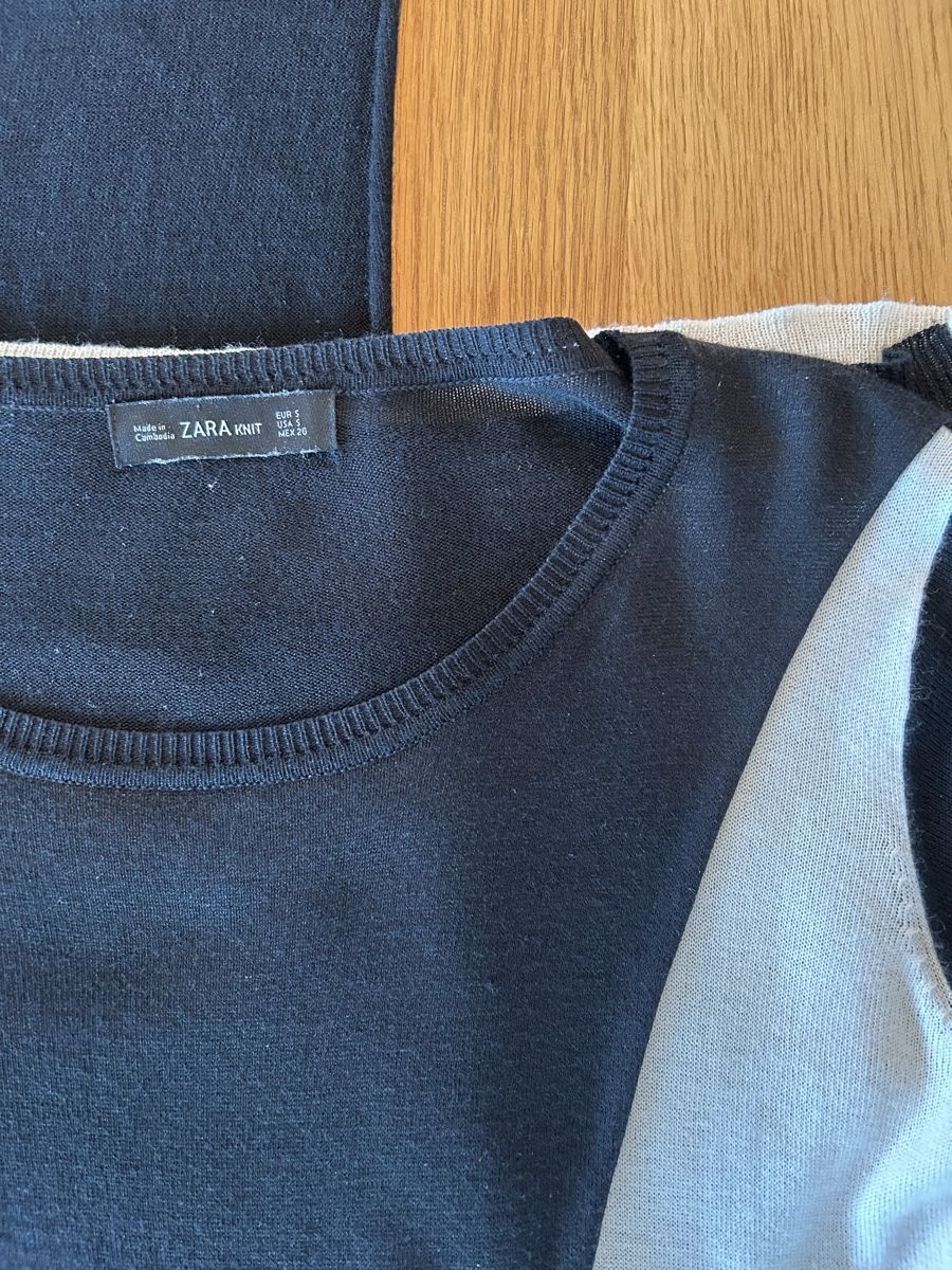 Zara Pulls & Sweat-shirts: Zara Damen Pullover Gr. S Schwarz/Weiss – D'occasion à Schwarzenbach SG par bienchen22 2