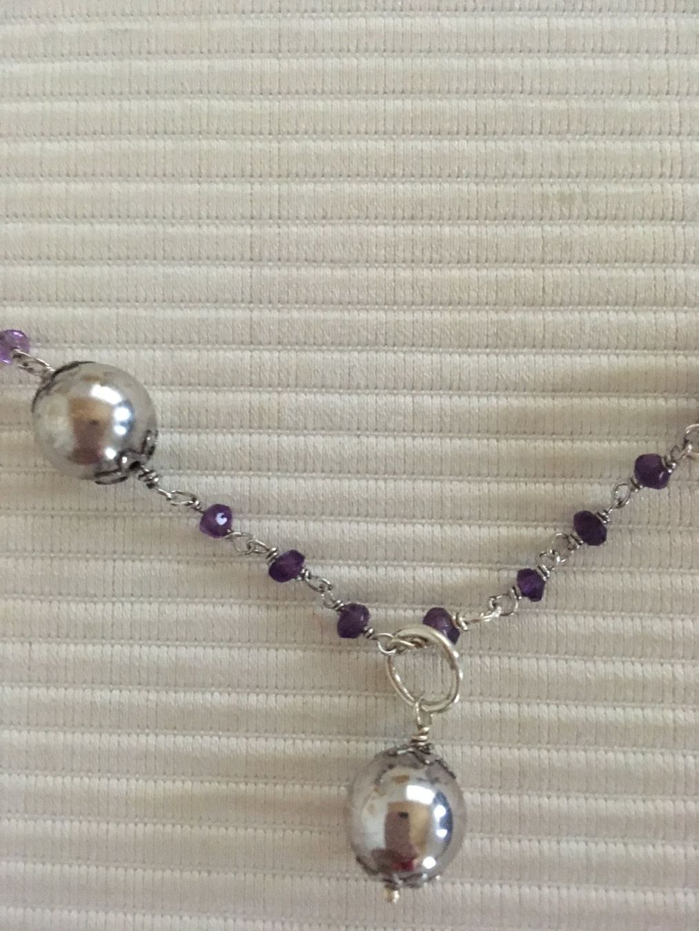 Ketten: Edelsteinkette Amethyst Argento Furioso – Gebraucht aus Muotathal von robin40 2
