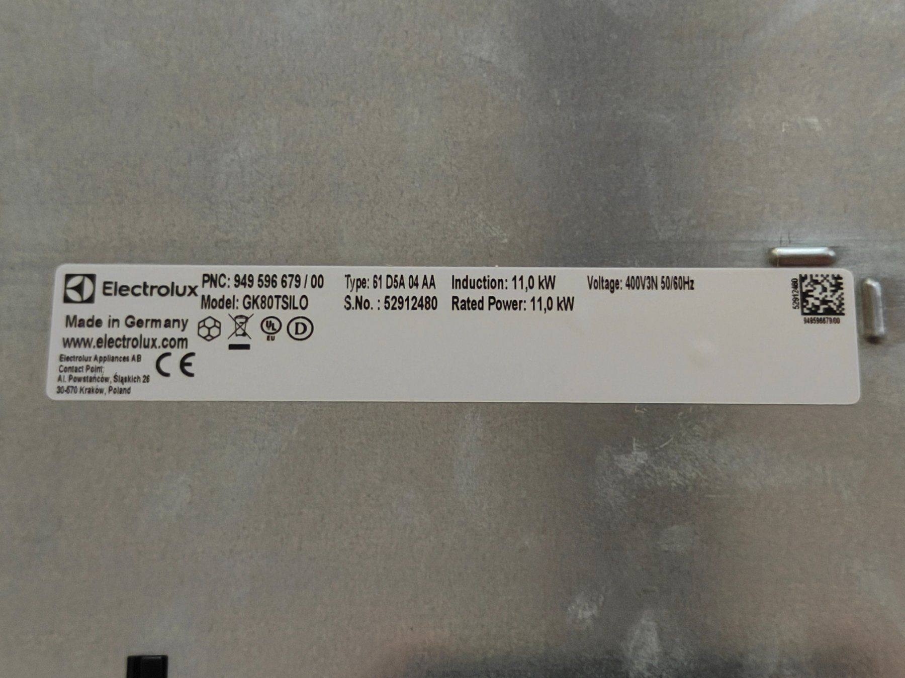 Electrolux Herde: Electrolux Induktionsherd GKT80SILO – Neu (gemäss Beschreibung) aus Laufenburg von Mow0 3