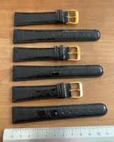 3 Stk. Vintage Lederarmband Bandanstoss 20mm neu &ungetragen