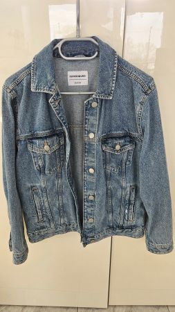 Oversize Jeans Jacke, used Look, Gr. 34, Top Zustand