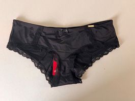 S. OLIVER, Slip mit Spitzenrand, Grösse 32/34, Farbe Schwarz