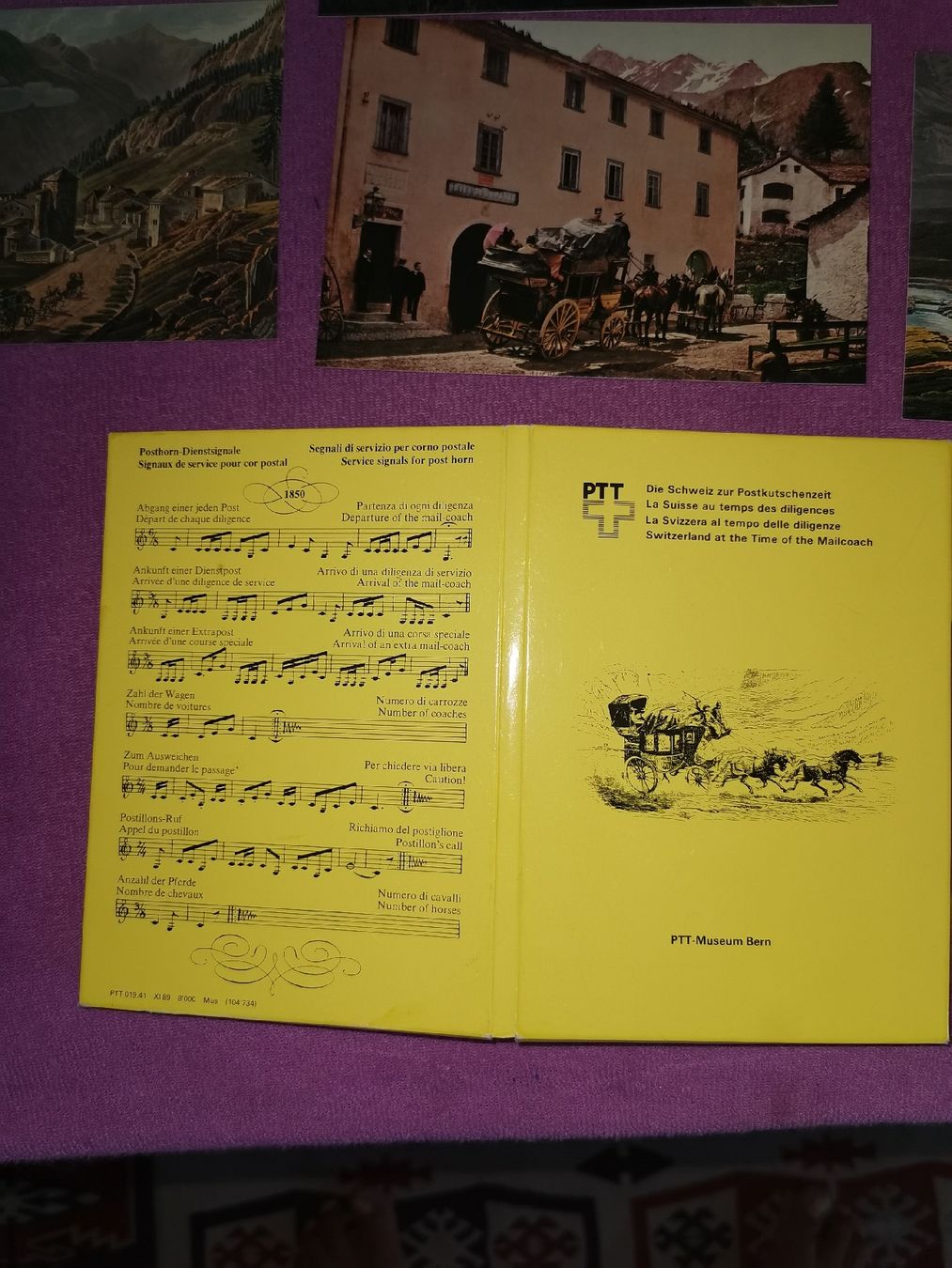 Cartoline postali: Historisches Postkartenset,mit alten Postkutschen. – Nuovo (secondo la descrizione) da St.Gallen venduto da wanderin6 1