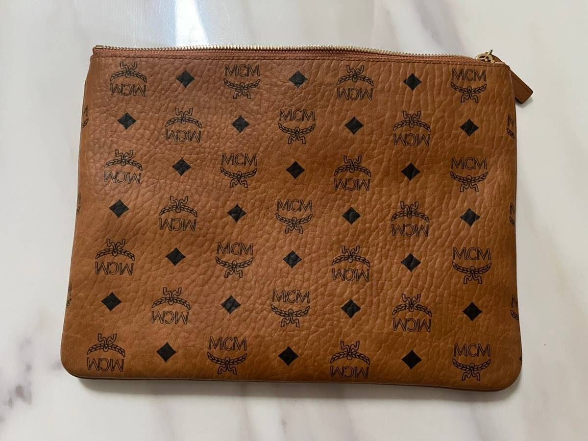 Mcm Borse da donna: MCM Umhängepouch In Visetos Original, cognac – Nuovo (secondo la descrizione) da Triesen venduto da dardaleni 2