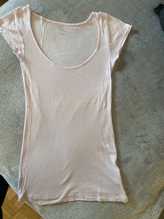 T-Shirt Baumwolle dünn hellrosa Gr S, 81hours