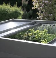 Frühbeetaufsatz Biohort Grösse 2x1m silber