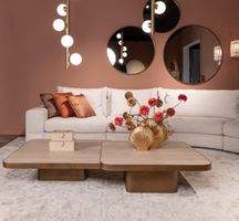 Richmond Interiors | Coffee table Claridge beige 100x100 🤎